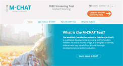 Desktop Screenshot of m-chat.org